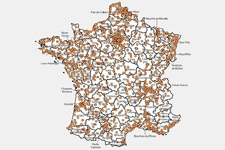 Le réseau Santéclair partout en France